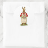 Paassalutaties ronde sticker (Tas)