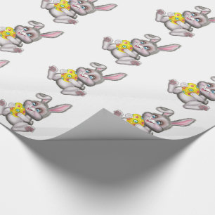 paasschottenomhulsel/bunny met eieren cadeaupapier