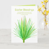 Paasscripten Corinthians Palm Leaves Bijbel Kaart (Gele Bloem)