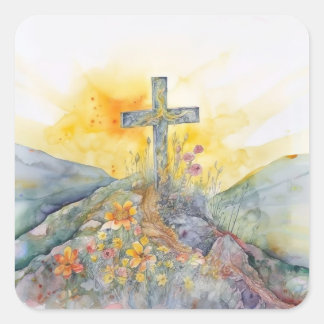 PaasSticker Vierkante Sticker