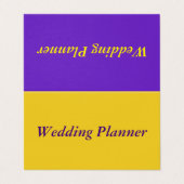 Paastrouwplanner Visitekaartjes (Buitenkant ongevouwen)