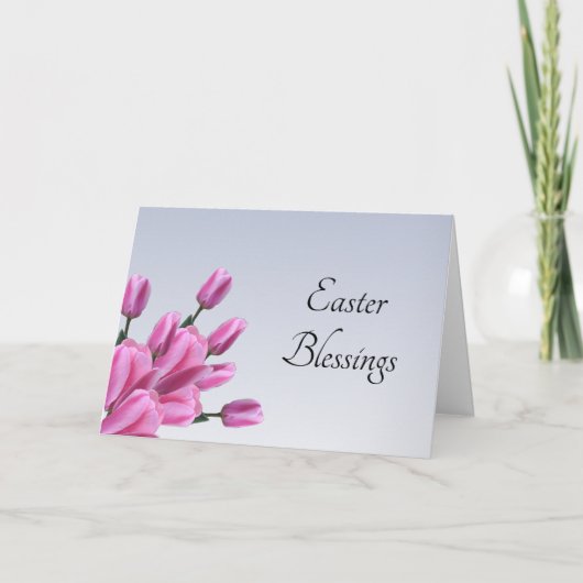 Paastulpen Feestdagen Kaart (Voorkant)