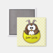 Paasuil - geel magneet (Voorkant / Achterkant)