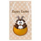 Paasuil - sinaasappel klein cadeauzakje (Achterkant)