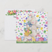 Paasuitnodiging (Eierjacht?) Kaart (Voorkant / Achterkant)