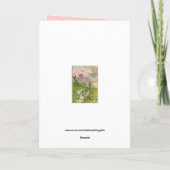 Paasvakantie Groet Kaart (Achterkant)