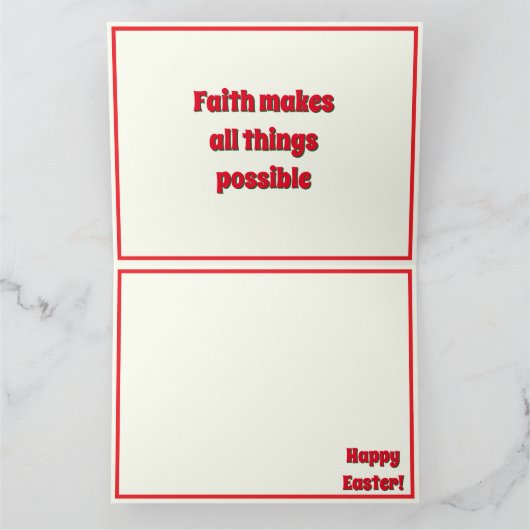 Paasvakantie Trendy Easter Collectie Kaart (Binnen)