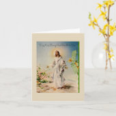  paasverrezen Christus Kaart (Gele Bloem)