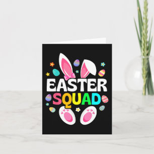 Paasvierfamilie komt overeen met paasdag bunny Egg Kaart