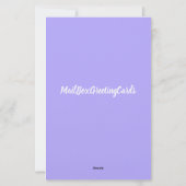 Paasviering Paarse briefpapier (Achterkant)