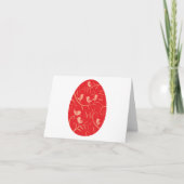 Paasvogels Bedankkaart (Voorkant)