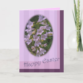 PaasWenskaart - Foxglove Beard-Tongue Feestdagen Kaart