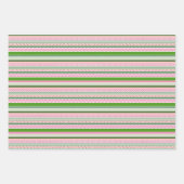 paaswitbundels roze en groen inpakpapier vel (Voorkant 3)