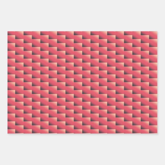 paaswitbundels roze en groen inpakpapier vel (Voorkant 2)