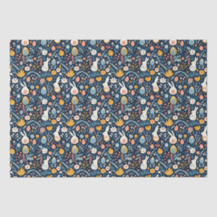 Paaswonderlandpatroon Tissuepapier