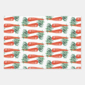 paaswortelt kleurrijke lente-Waterverf Inpakpapier Vel (Voorkant)