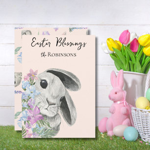 Paaszegeningen Curious Easter Bunny Peach