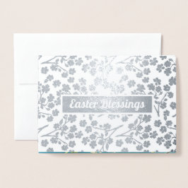 Paaszegeningen. Kunst luxe Folie Kaarten