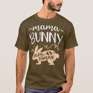 Paaszwangerschap Zwangerschap Zwangere moeder Bunn T-shirt
