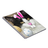 Paaszwart en witkat notitieboek (Rechterzijde)