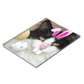 Paaszwart en witkat notitieboek (Linkerzijde)