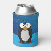 Pablo de Pinguïn, w / quote koelbox Blikjeskoeler (Blikje Voorkant)