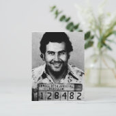 Pablo Emilio Escobar Briefkaart (Staand voorkant)