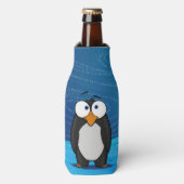 Pablo le pingouin, avec glacière bouteille citatio (Bottle Devant)
