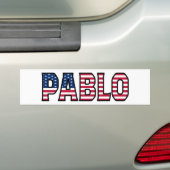 Pablo Name Vorname USA Aufkleber Sticker Auto (Op auto)