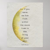 Pablo Neruda Celestial Poem Poster (Voorkant)