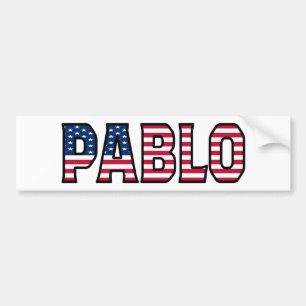 Pablo Nom Vorname USA Aufkleber Sticker Auto
