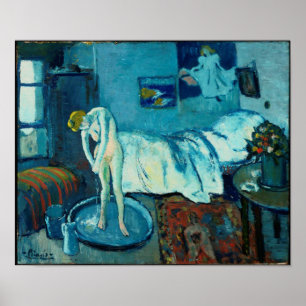 Pablo Picasso - De blauwe kamer, 1901 Poster