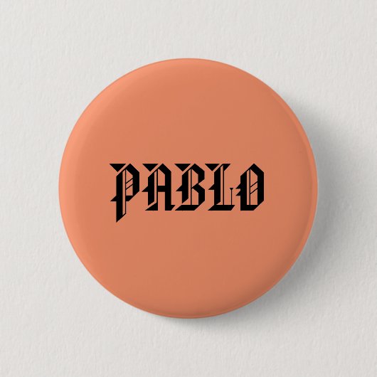 PABLO RONDE BUTTON 5,7 CM (Voorkant)