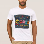 Pac-Man Game Over T-Shirt – Retro Arcade Gaming Te<br><div class="desc">Bring the arcade nostalgia to your wardrobe with this Pac-Man Game Over T-Shirt! Perfect for retro gaming fans, classic arcade lovers, and anyone who enjoys a playful geeky style. Featuring the iconic “Game Over” design with Pac-Man and ghosts, this tee is both funny and stylish—ideal for casual wear or game...</div>
