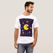 Pac-Man Space T-Shirt – Retro Arcade Gaming Tee (Devant entier)