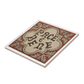 Pace bene tegeltje (Zijkant)