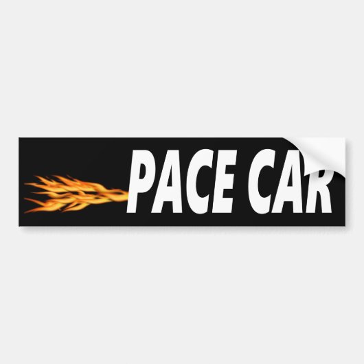 Pace Car Bumpersticker (Voorkant)