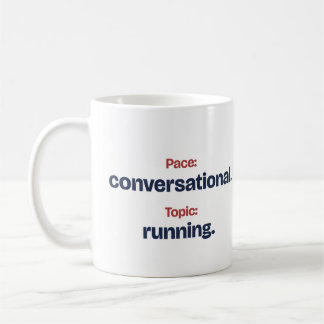 Pace Conversational Funny Mok voor een Hardloper