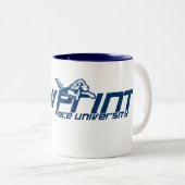 Pace University - Paw Print Mok (Voorkant rechts)