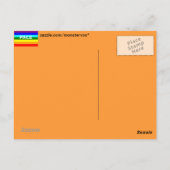 Pace (Vrede) Vlag Italiaans Briefkaart (Achterkant)