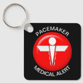 Pacemaker Medical Alert - Button Sleutelhanger (Voorkant)