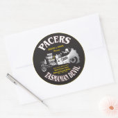 Pacers Auto Decal Ronde Sticker (Envelop)