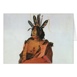 Pachtuwa-Chta, Arikara Warrior Portrait par Bodmer