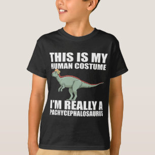 Pachycephalosaurus kostuum dinosaurus t-shirt
