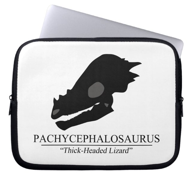 Pachycephalosaurus Laptop Sleeve (Voorkant)