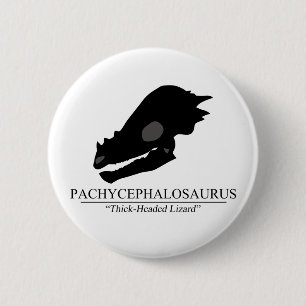 Pachycephalosaurus Ronde Button 5,7 Cm