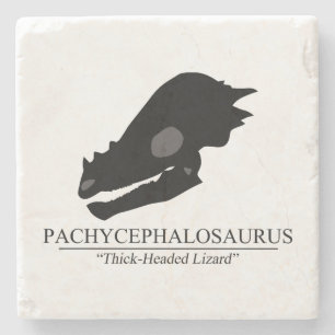 Pachycephalosaurus Stenen Onderzetter