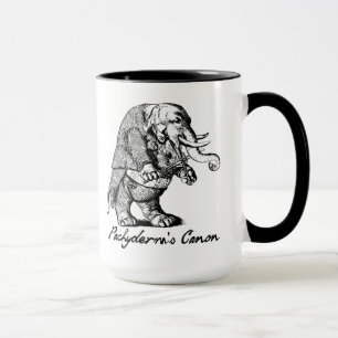 Pachyderm's Canon Violin die de olifantenmond spee Mok
