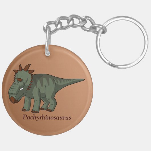 Pachyrhinosaurus Sleutelhanger (Achterkant Links)