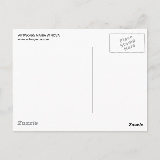 PACIFIC AFTERNOON BRIEFKAART (Achterkant)